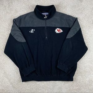 Kansas City Chiefs quarter zip fleece sweatshirt